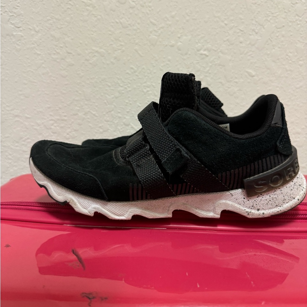 Sorel Kids Black and White Sneakers
